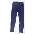 Bench Womens Blue Denim Skinny Jeans Size 28 in L32 in