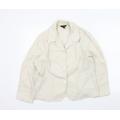 lands end Womens Beige Jacket Size 12