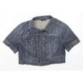 M&Co Womens Blue Denim Jacket Size 12