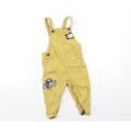 Nutmeg Baby Yellow Dungaree One-Piece Size 9-12 Months