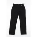 George Girls Black Jersey Dress Pants Trousers Size 7-8 Years