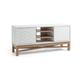 Habitat Zander Textured TV Unit - White & Oak Effect