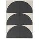 Habitat Half Moon Flatweave Cotton Rug - B&W - 120x180cm