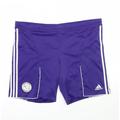 adidas Mens Purple Sweat Shorts Size XL - derby county