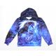 funny cokid Girls Blue Geometric Pullover Hoodie Size S