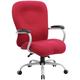 Fabric Office Chair - is Bariatric 27 Stone 24 Hour Fabric Manager Chair in Wine - Delivered Flat Packed - Fort
