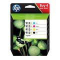 HP 912XL Ink Cartridge CMYK Black and Colour