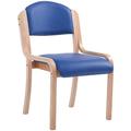 Stacking Chairs - Devonshire Vinyl Stacking Chairs in Blue