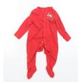 George Baby Red Babygrow One-Piece Size 6-9 Months