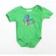 Pitter Patter Boys Green Babygrow One-Piece Size 0-3 Months