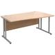 Wave Office Desks - Everyday Essential Cantilever Wave Desks