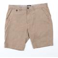 Morley Mens Brown Cotton Chino Shorts Size 36 in L10 in Regular