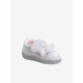 Plush Slippers for Baby Girls light grey