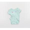 Primark Girls Blue Geometric Jersey Babygrow One-Piece Size Newborn - Hello Flower