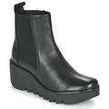 Fly London BAGU women's Low Ankle Boots in Black. Sizes available:3,4,5,6,7,8