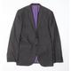 Marks and Spencer Mens Grey Striped Polyester Jacket Suit Jacket Size 38
