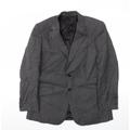 Brook Taverner Mens Grey Jacket Blazer Size 40