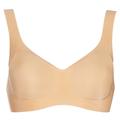 Sloggi ZERO FEEL women's Triangle bras and Bralettes in Beige. Sizes available:S,M,L,XS