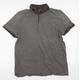 Burton Mens Brown Pinstripe Polo Size L