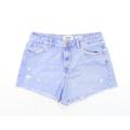 New Look Womens Blue Chino Shorts Size 12