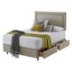 Silentnight Toulouse Double 4 Drawer Divan Set - Sandstone