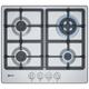 Neff N50 T26BB59N0 Cast Iron Gas Hob - Stainless Steel