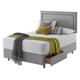 Silentnight Toulouse Double 2 Drawer Divan Set - Grey