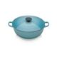 Le Creuset Cast Iron 26cm Soup Pot Casserole Teal