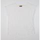 F&F Womens White Cotton Basic T-Shirt Size 16 Round Neck