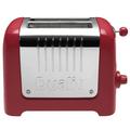 Dualit Lite 2 Slot Toaster Gloss Red 26207