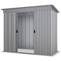 Yardmaster Metal Pent Garden Shed - 6 x 4ft