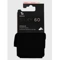 Black Silky 60 Denier Opaque Tights 2 Pack S