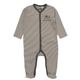 Grey Stripey Baby Sleepsuit, Baby Grow with Poppers | Style My Kid, 3-6M