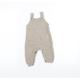 George Baby Brown Striped Dungaree One-Piece Size 3-6 Months