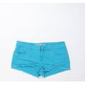 Denim & Co. Womens Beige Denim Cut-Off Shorts Size 10