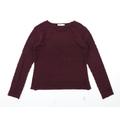 JUST FAB Womens Red Pullover Jumper Size XL