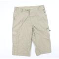 NEXT Womens Beige Cut-Off Shorts Size 36 in