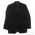 Marks and Spencer Mens Black Cotton Jacket Suit Jacket Size 40