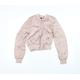 H&M Womens Pink Bomber Jacket Jacket Size 6