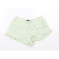 F&F Womens Green Polka Dot Sleep Shorts Size 8