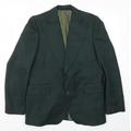 Crestman Mens Green Jacket Suit Jacket Size 38