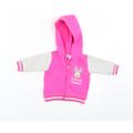 Disney Girls Pink Varsity Jacket Jacket Size 0-3 Months