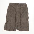 Per Una Womens Brown Straight & Pencil Skirt Size 14