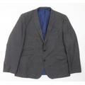 Marks and Spencer Mens Grey Wool Jacket Suit Jacket Size 44