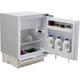 Indesit IFA1.UK1 Integrated Under Counter Fridge with Ice Box - Fixed Door Fixing Kit - Steel - F Rated