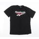 Reebok Womens Black Basic T-Shirt Size 18