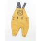 Nutmeg Baby Yellow Striped Dungaree One-Piece Size 3-6 Months