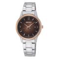 Seiko SXDH02P1 Two Tone Brown Dial Bracelet Watch - W7867