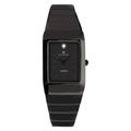 Accurist LB1652 Black Ceramic Diamond Set Bracelet Watch - W7114