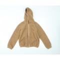 M&Co Girls Brown Basic Coat Coat Size 9-10 Years